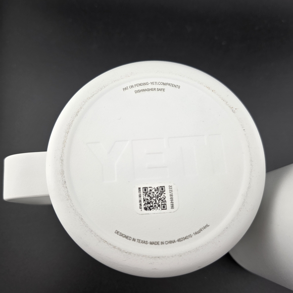 YETI White Travel 14oz Mug and Skinny Can Koozie Set. Lot Of 2 - Picture 3 of 3